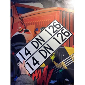 Nostalji Dekor Plaka, Klasik Araç Plakası, Dekor Plaka, Nostalji